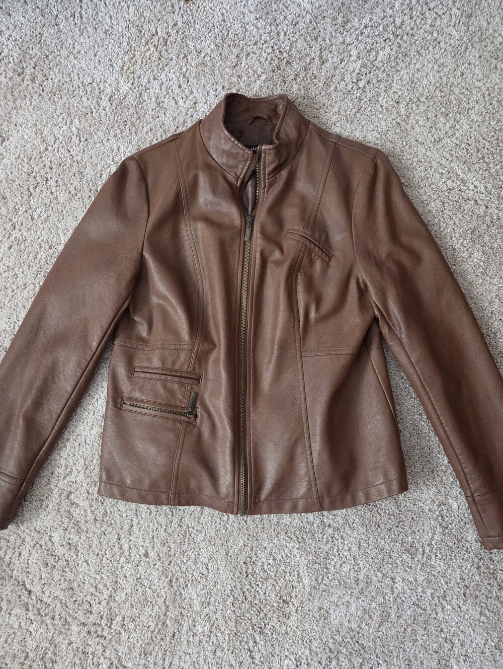 Alfani Vegan Leather Jacket
